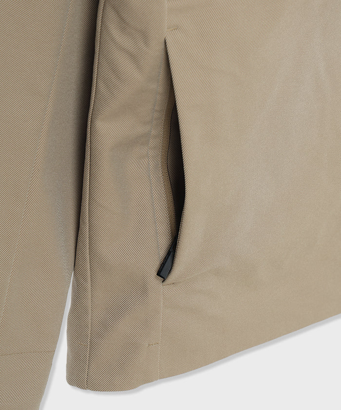 CRAFTED BY DESCENTE.LAB[ATYストレッチウーブン キルティングショートライナーコート FJK39M]ベージュ6234600632メンズ