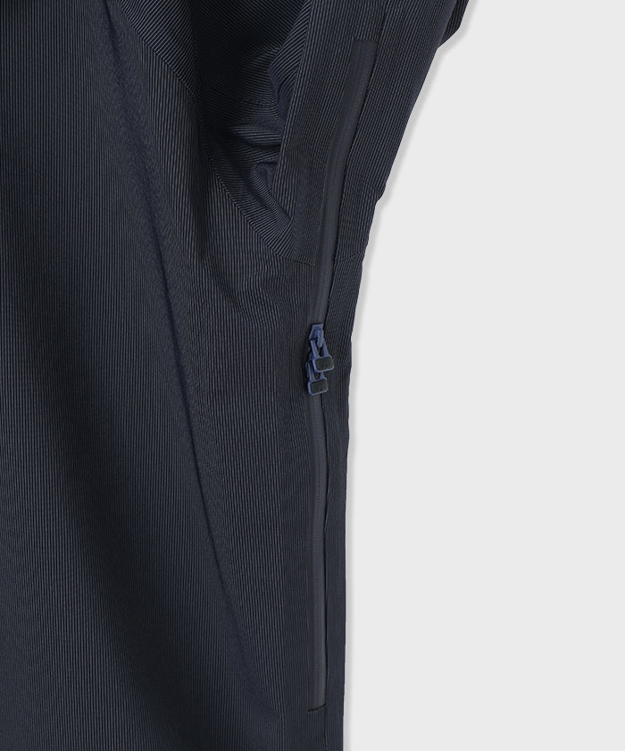 CRAFTED BY DESCENTE.LAB[ハードシェル アシンメトリーフィールドジャケット FWB61M]ネイビー6234600478メンズ