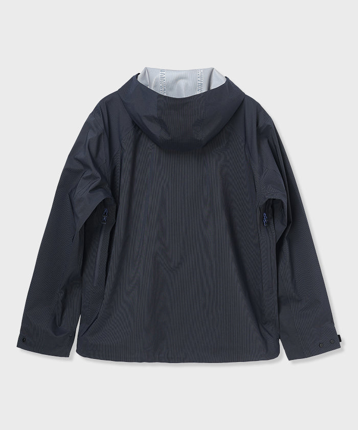 CRAFTED BY DESCENTE.LAB[ハードシェル アシンメトリーフィールドジャケット FWB61M]ネイビー6234600478メンズ