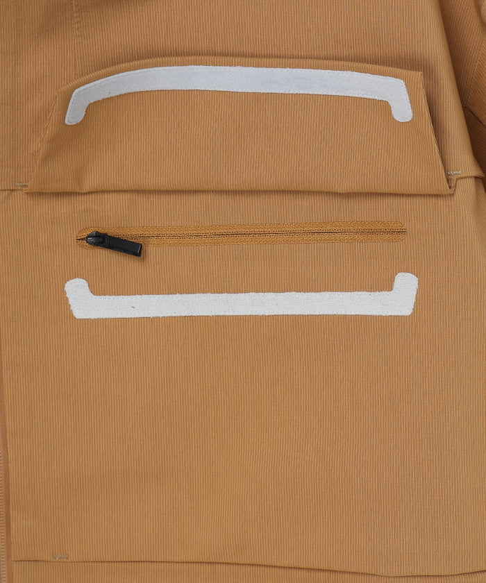 CRAFTED BY DESCENTE.LAB[ハードシェル アシンメトリーフィールドジャケット FWB61M]キャメル6234600434メンズ