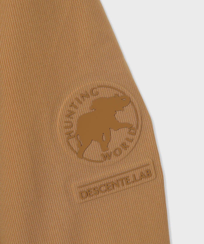 CRAFTED BY DESCENTE.LAB[ハードシェル アシンメトリーフィールドジャケット FWB61M]キャメル6234600434メンズ