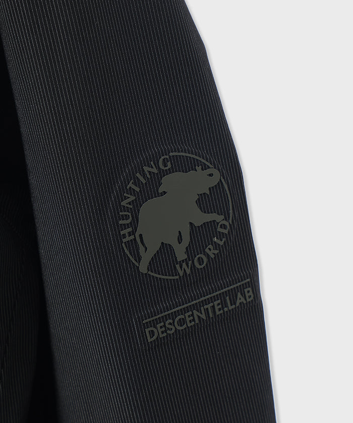 CRAFTED BY DESCENTE.LAB[ハードシェル アシンメトリーフィールドジャケット FWB61M]ブラック6234600408メンズ