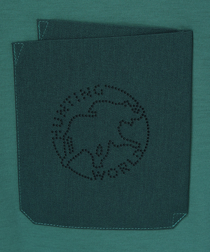 CRAFTED BY DESCENTE.LAB[プライムフレックス・プレーティングジャージ 半袖 FHS56M]グリーン6234601555メンズ