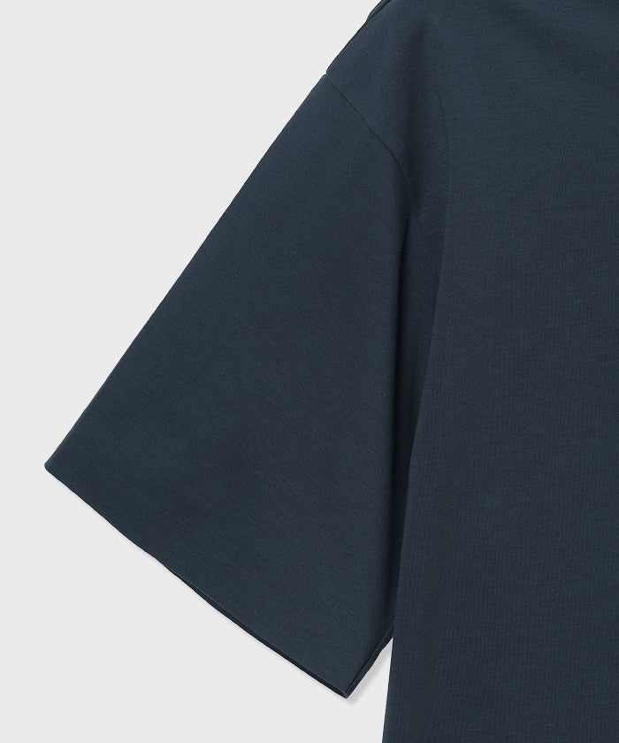 CRAFTED BY DESCENTE.LAB[プライムフレックス・プレーティングジャージ 半袖 FHS56M]ネイビー6234601578メンズ