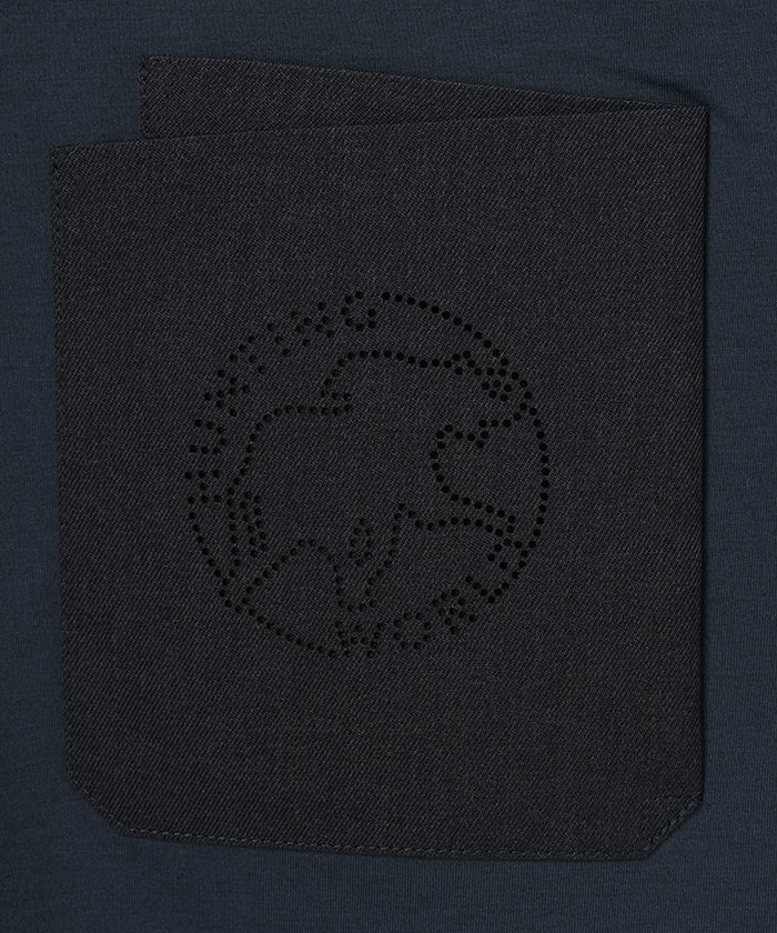 CRAFTED BY DESCENTE.LAB[プライムフレックス・プレーティングジャージ 半袖 FHS56M]ネイビー6234601578メンズ