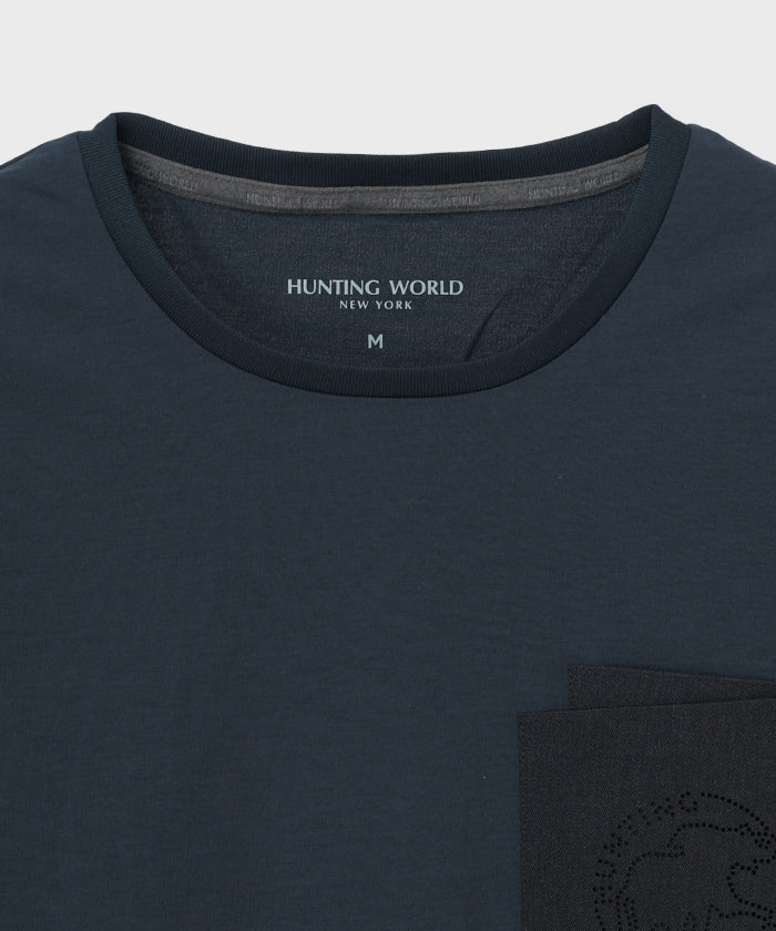 CRAFTED BY DESCENTE.LAB[プライムフレックス・プレーティングジャージ 半袖 FHS56M]ネイビー6234601578メンズ