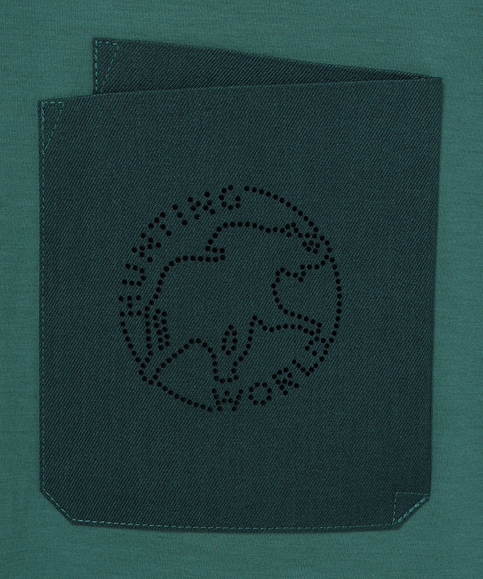 CRAFTED BY DESCENTE.LAB[プライムフレックス・プレーティングジャージ 長袖 FLT55M]グリーン6234601455メンズ