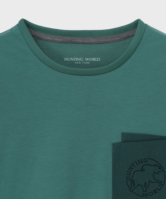 CRAFTED BY DESCENTE.LAB[プライムフレックス・プレーティングジャージ 長袖 FLT55M]グリーン6234601455メンズ