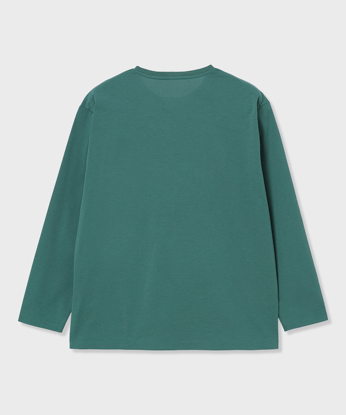 CRAFTED BY DESCENTE.LAB[プライムフレックス・プレーティングジャージ 長袖 FLT55M]グリーン6234601455メンズ