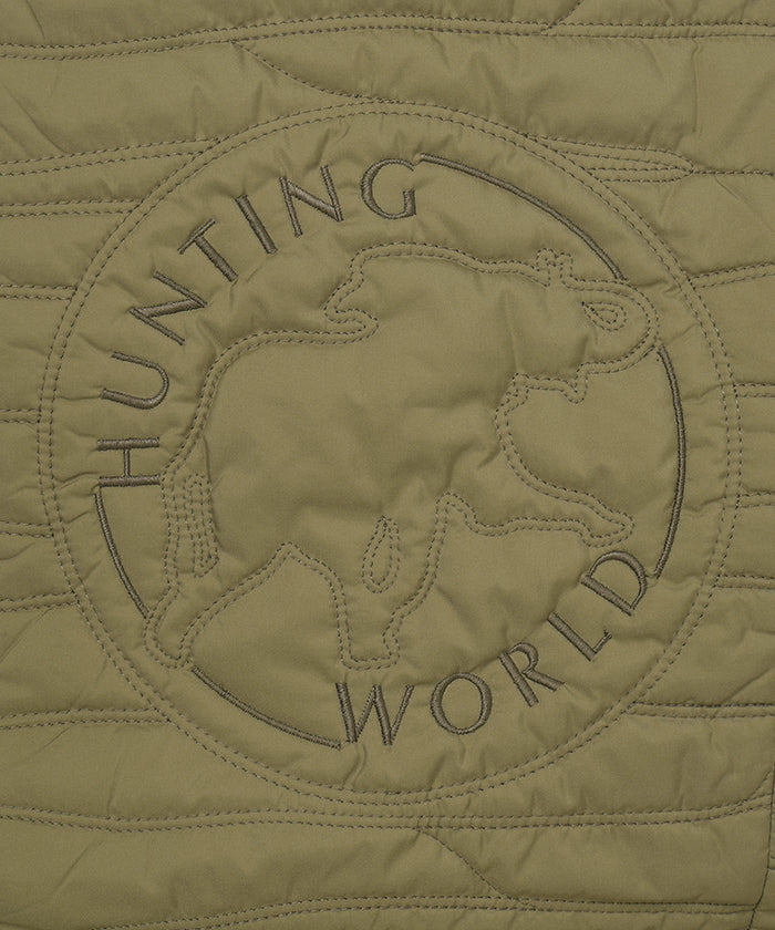 CRAFTED BY DESCENTE.LAB[ヒートナビ キルティングベスト FVE46M]オリーブ6234601146メンズ