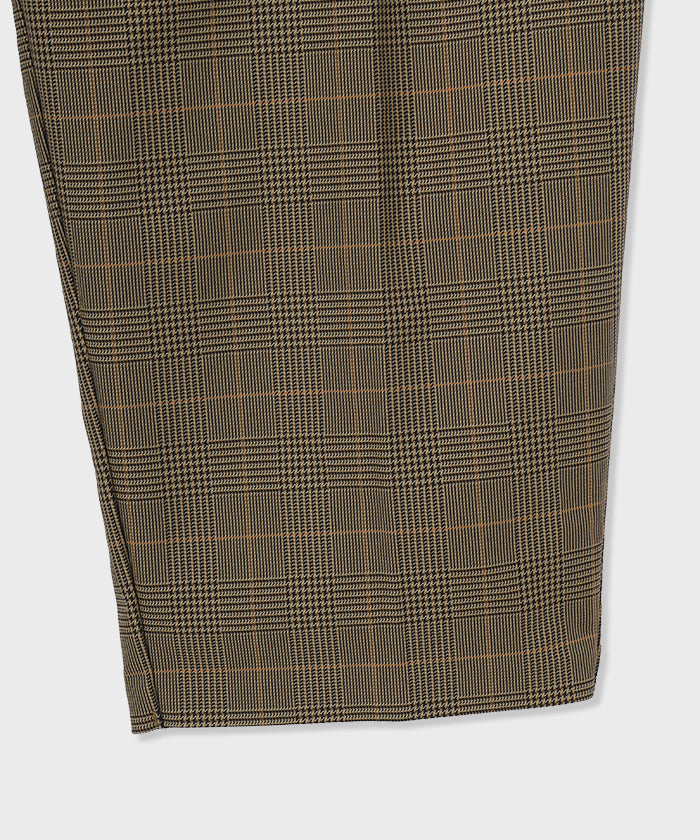 CRAFTED BY DESCENTE.LAB[ATYストレッチウーブン ワンタックカーブパンツ FLP04M]グレー6234600705メンズ