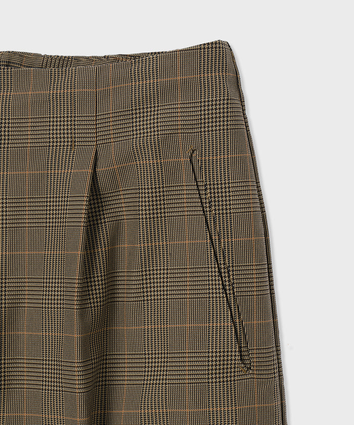 CRAFTED BY DESCENTE.LAB[ATYストレッチウーブン ワンタックカーブパンツ FLP04M]グレー6234600705メンズ