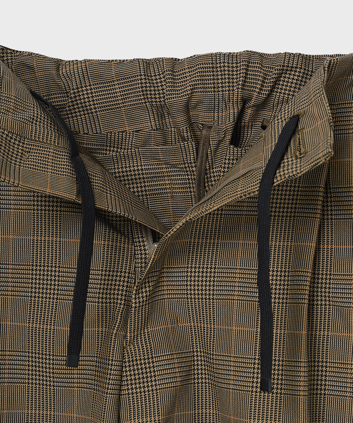 CRAFTED BY DESCENTE.LAB[ATYストレッチウーブン ワンタックカーブパンツ FLP04M]グレー6234600705メンズ