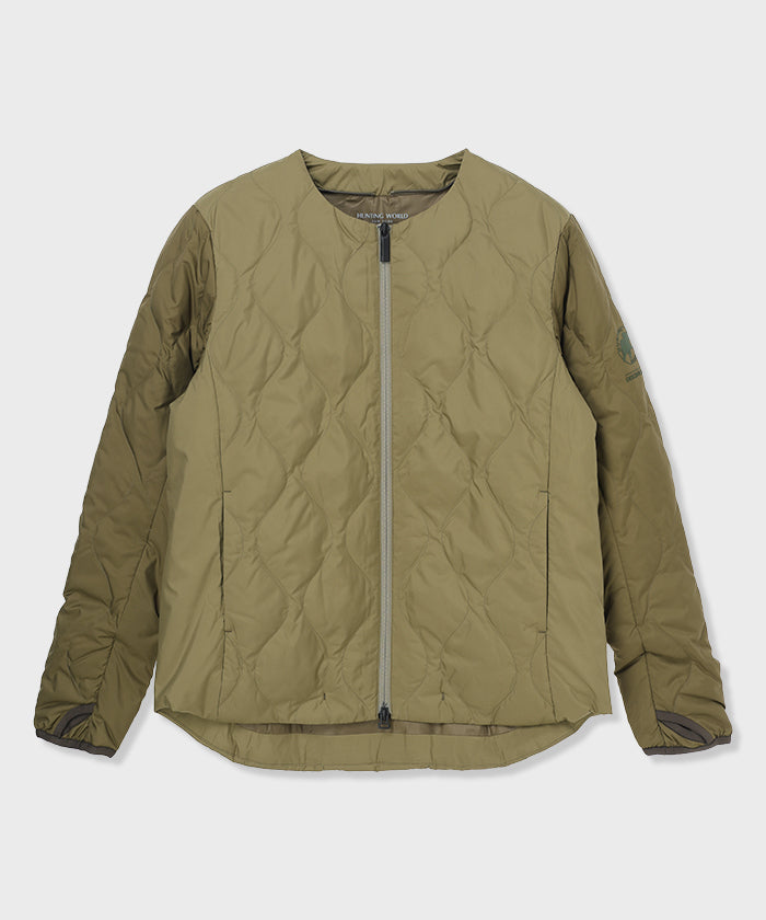 CRAFTED BY DESCENTE.LAB[インナーダウンロングスリーブシャツ FTZ45M]オリーブ6234601046メンズ