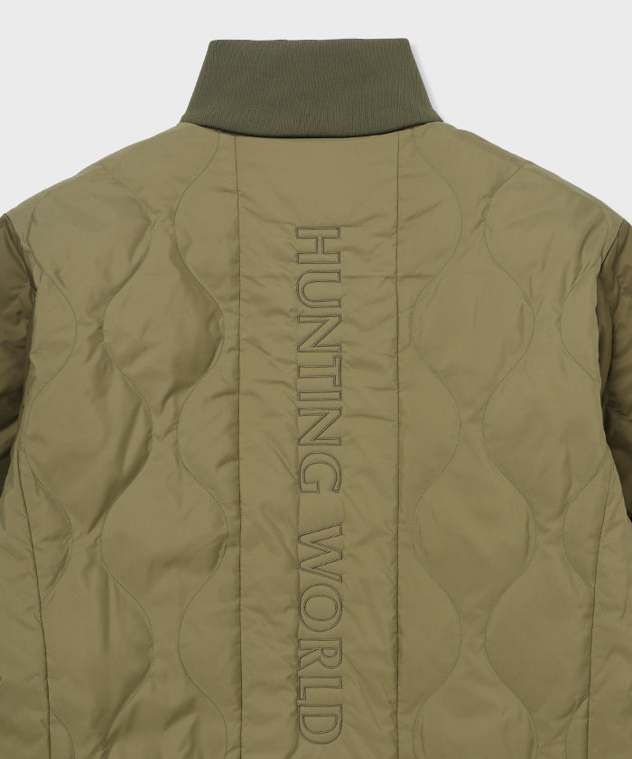 CRAFTED BY DESCENTE.LAB[インナーダウンロングスリーブシャツ FTZ45M]オリーブ6234601046メンズ