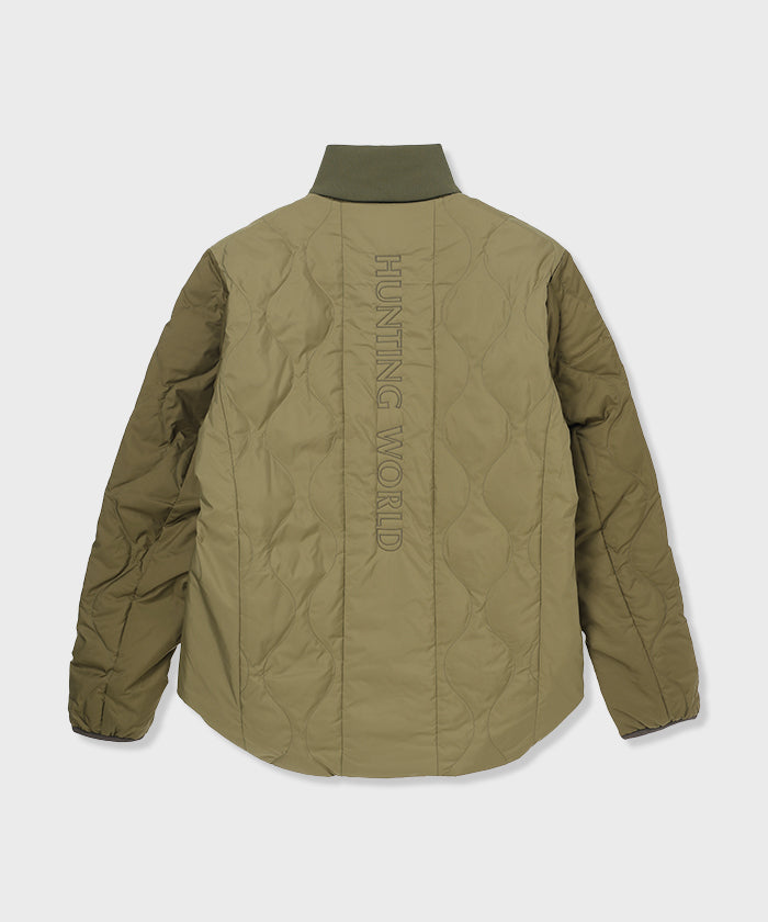 CRAFTED BY DESCENTE.LAB[インナーダウンロングスリーブシャツ FTZ45M]オリーブ6234601046メンズ