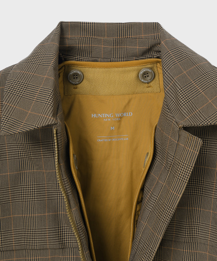 CRAFTED BY DESCENTE.LAB[ATYストレッチウーブン キルティングショートライナーコート FJK38M]グレー6234600505メンズ