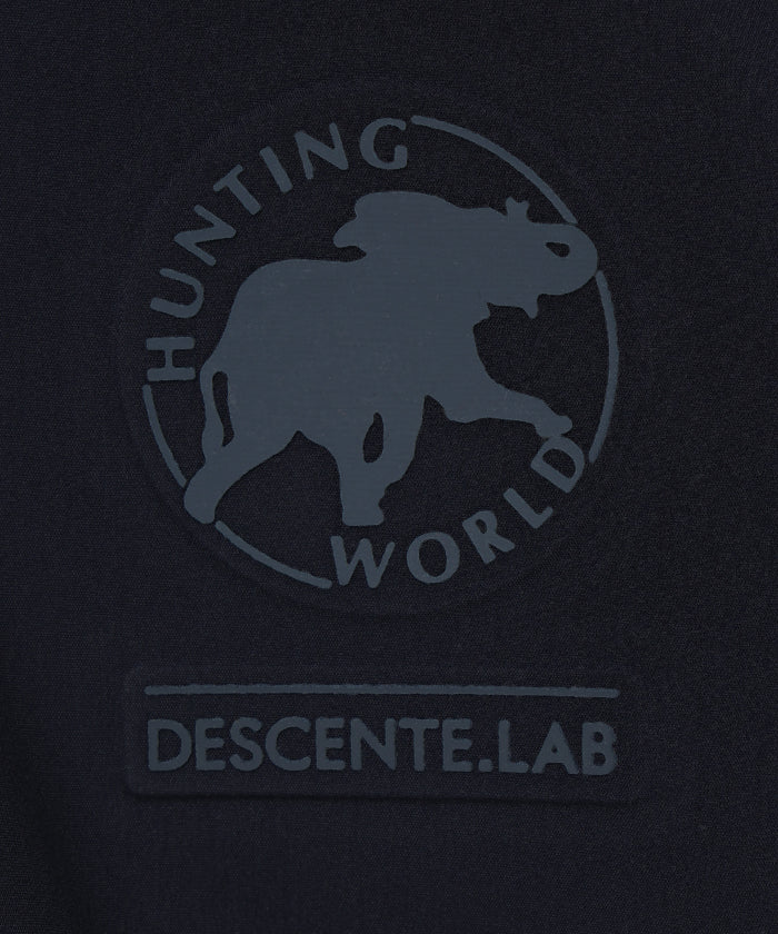 CRAFTED BY DESCENTE.LAB[タイプライタークロス ボクシーフィット長袖シャツ FLS71M]ネイビー6234601378メンズ