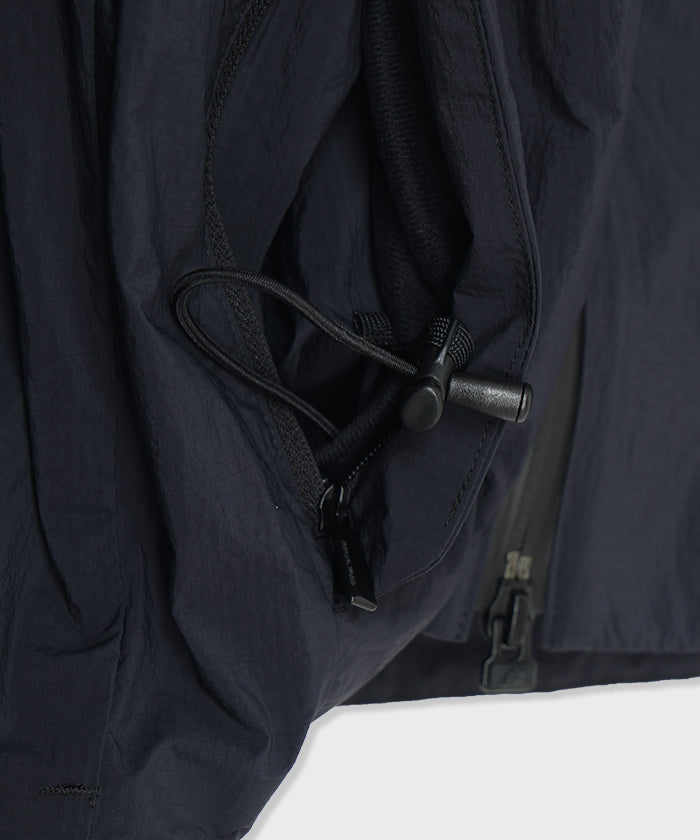 CRAFTED BY DESCENTE.LAB[リンクルリップストップ エアリーパッカブルジャケット FJK40M]ブラック6234600908メンズ