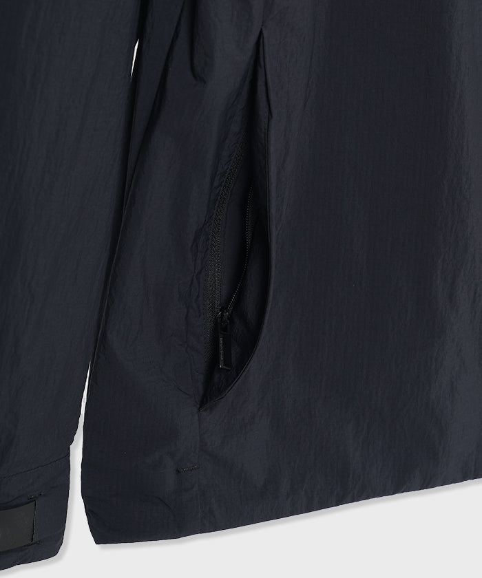 CRAFTED BY DESCENTE.LAB[リンクルリップストップ エアリーパッカブルジャケット FJK40M]ブラック6234600908メンズ