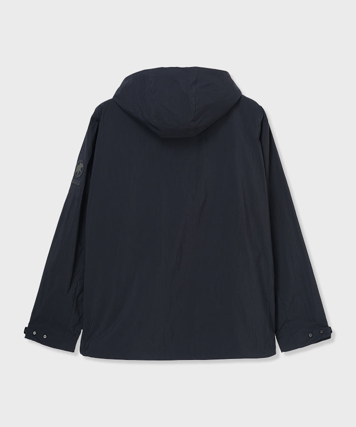 CRAFTED BY DESCENTE.LAB[リンクルリップストップ エアリーパッカブルジャケット FJK40M]ブラック6234600908メンズ
