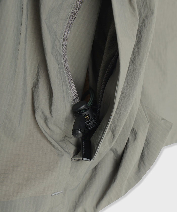 CRAFTED BY DESCENTE.LAB[リンクルリップストップ エアリーパッカブルジャケット FJK40M]グレー6234600905メンズ