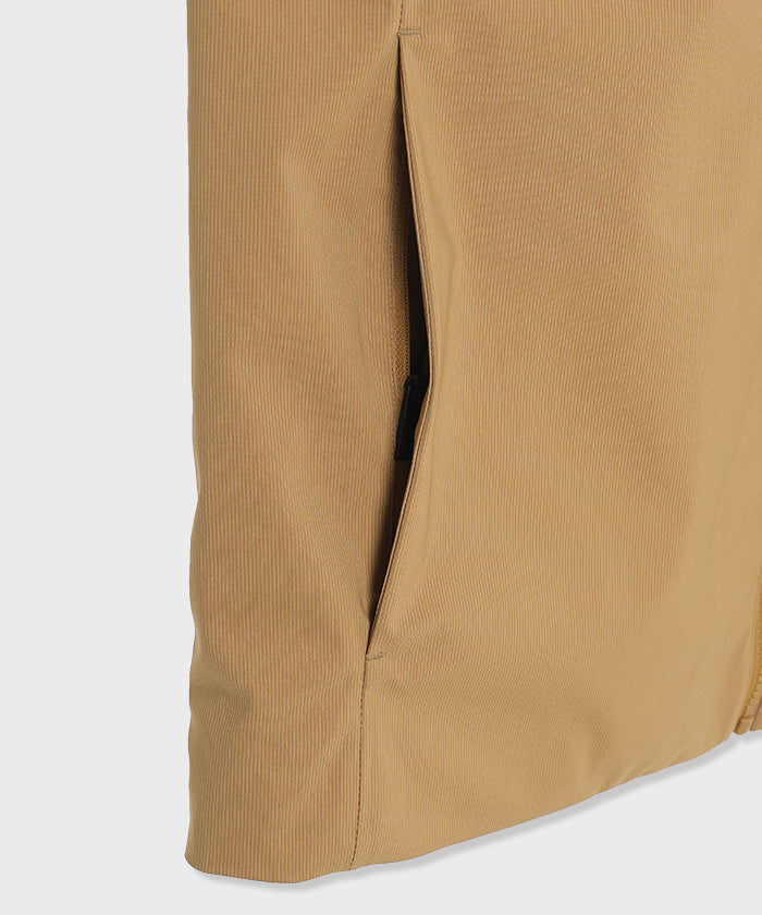 CRAFTED BY DESCENTE.LAB[オルタネイトリーウェーブ ダウンベスト FVE12M]キャメル6234600334メンズ