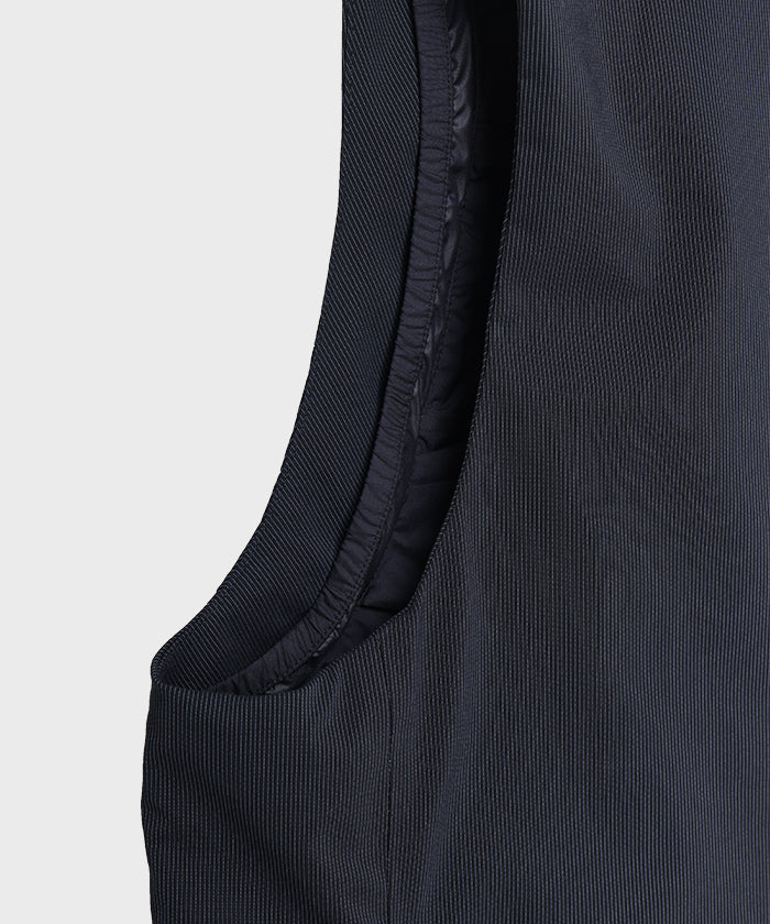 CRAFTED BY DESCENTE.LAB[オルタネイトリーウェーブ ダウンベスト FVE12M]ネイビー6234600378メンズ