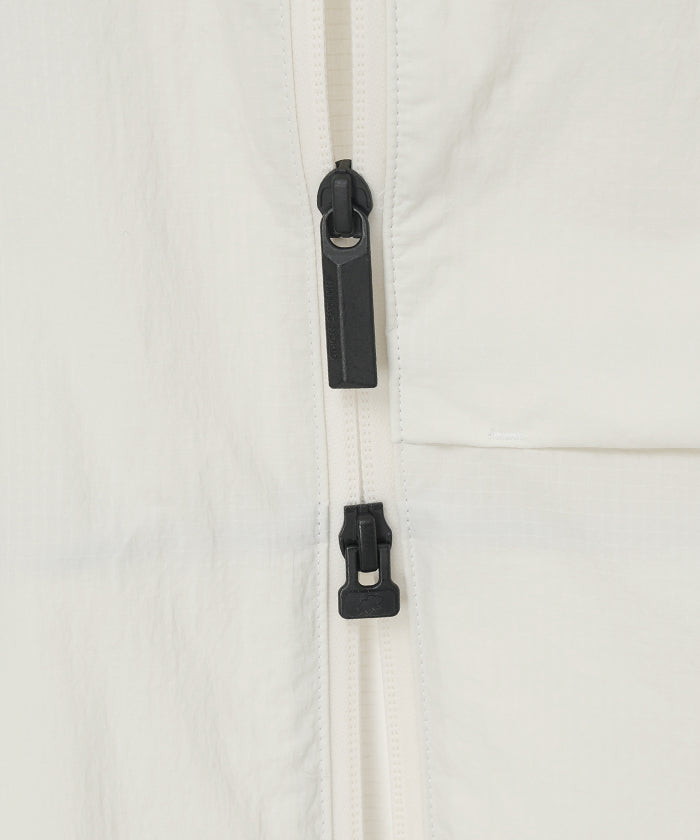 CRAFTED BY DESCENTE.LAB[リンクルリップストップ エアリーパッカブルジャケット FJK40M]ホワイト6234600900メンズ