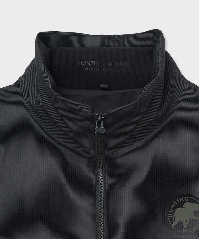 CRAFTED BY DESCENTE.LAB[オルタネイトリーウェーブ ダウンベスト FVE12M]ブラック6234600308メンズ