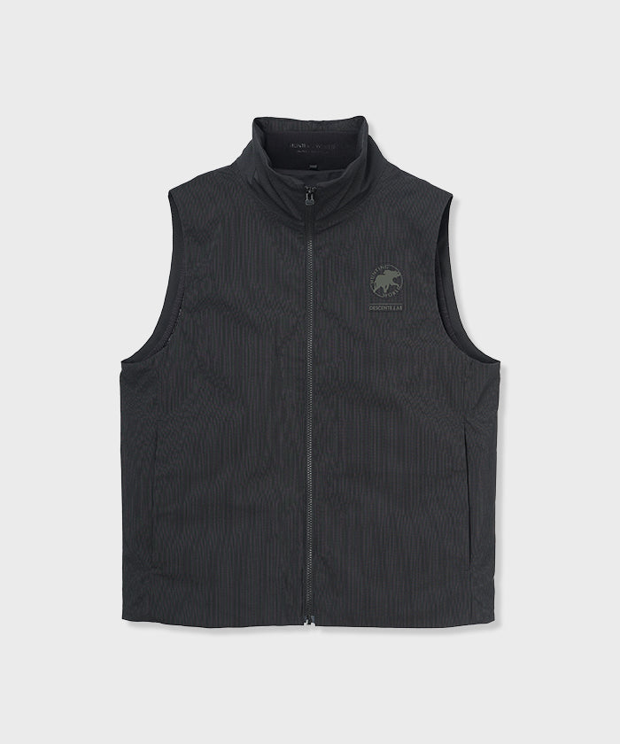 CRAFTED BY DESCENTE.LAB[オルタネイトリーウェーブ ダウンベスト FVE12M]ブラック6234600308メンズ (ブラック)