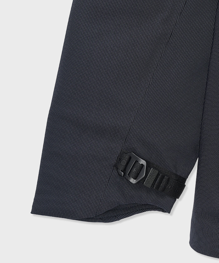 CRAFTED BY DESCENTE.LAB[オルタネイトリーウェーブ ダウンフードジャケット FDJ11M]ネイビー6234600278メンズ