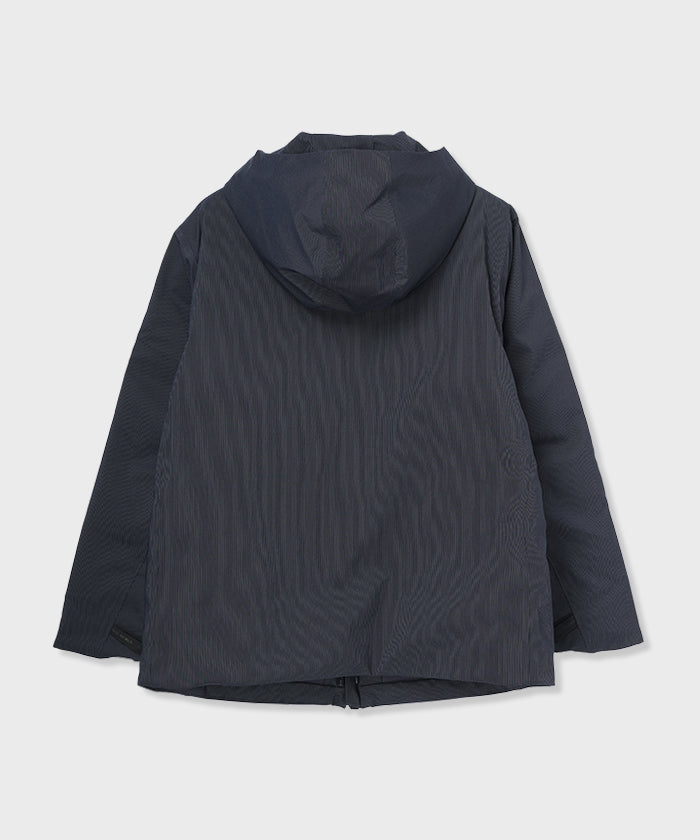 CRAFTED BY DESCENTE.LAB[オルタネイトリーウェーブ ダウンフードジャケット FDJ11M]ネイビー6234600278メンズ