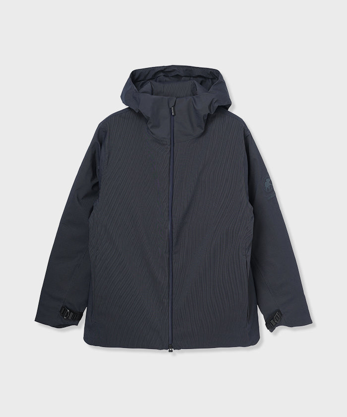 CRAFTED BY DESCENTE.LAB[オルタネイトリーウェーブ ダウンフードジャケット FDJ11M]ネイビー6234600278メンズ (ネイビー)