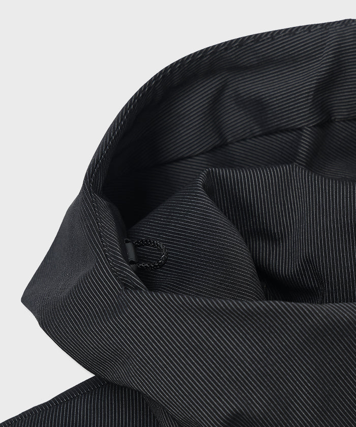 CRAFTED BY DESCENTE.LAB[オルタネイトリーウェーブ ダウンフードジャケット FDJ11M]ブラック6234600208メンズ