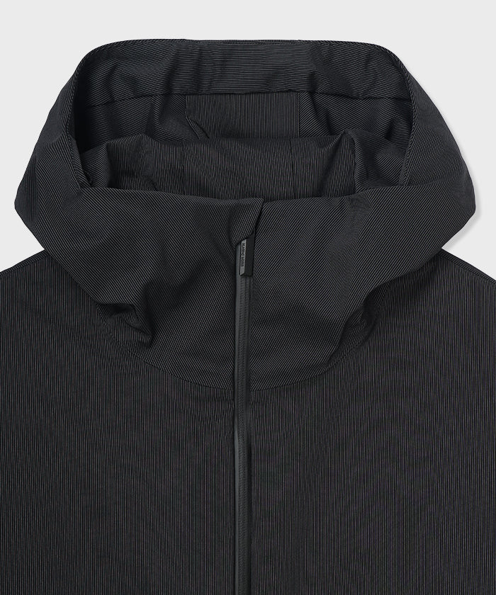 CRAFTED BY DESCENTE.LAB[オルタネイトリーウェーブ ダウンフードジャケット FDJ11M]ブラック6234600208メンズ