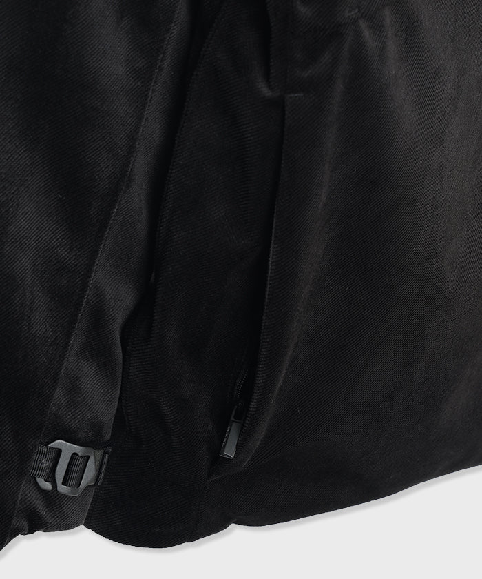 CRAFTED BY DESCENTE.LAB[シンセティック・ベロアツイル ウォータープルーフ ダウンジャケット FDJ10M]ブラック6234600108メンズ