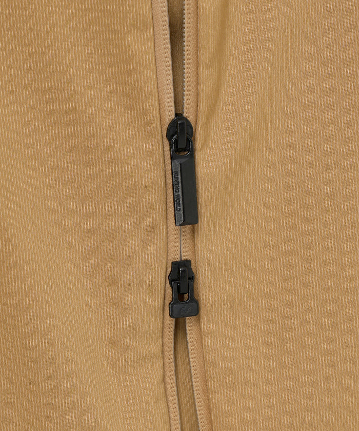 CRAFTED BY DESCENTE.LAB[オルタネイトリーウェーブ ダウンフードジャケット FDJ11M]キャメル6234600234メンズ
