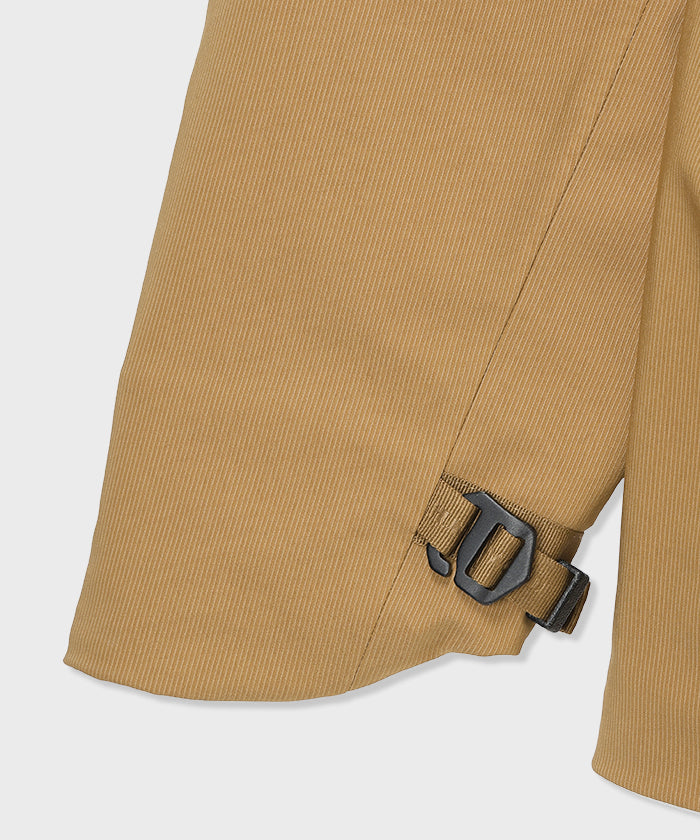 CRAFTED BY DESCENTE.LAB[オルタネイトリーウェーブ ダウンフードジャケット FDJ11M]キャメル6234600234メンズ