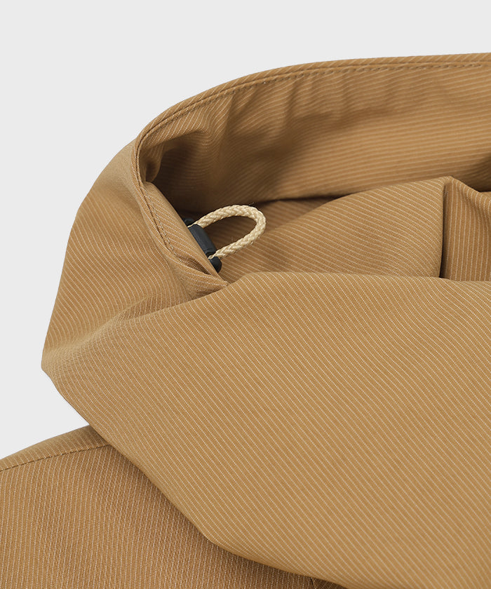 CRAFTED BY DESCENTE.LAB[オルタネイトリーウェーブ ダウンフードジャケット FDJ11M]キャメル6234600234メンズ