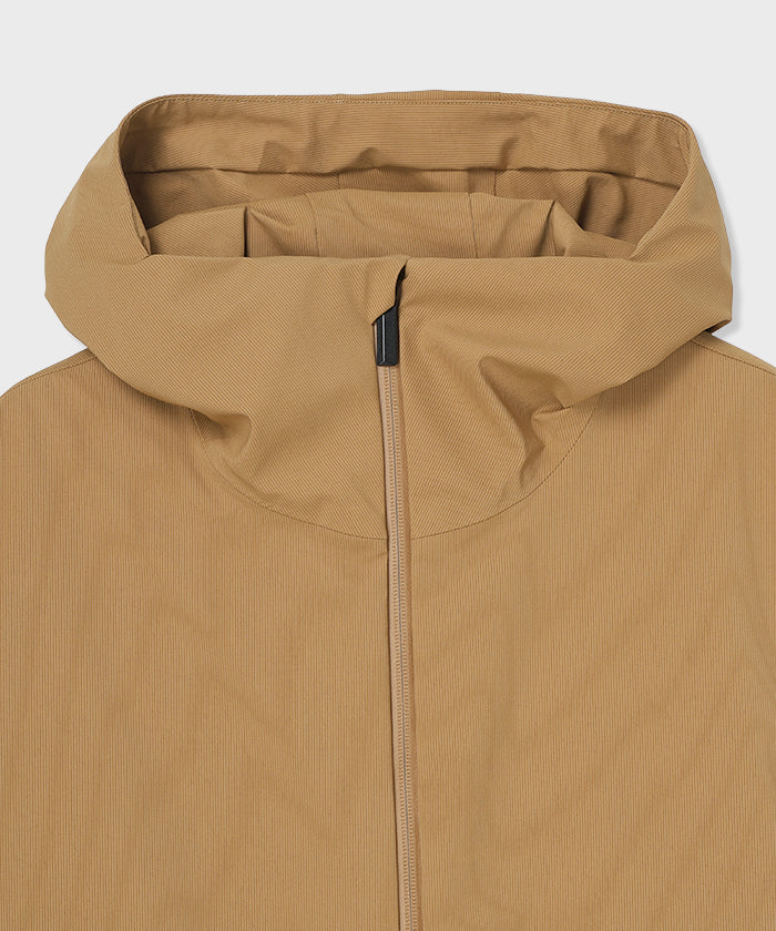 CRAFTED BY DESCENTE.LAB[オルタネイトリーウェーブ ダウンフードジャケット FDJ11M]キャメル6234600234メンズ