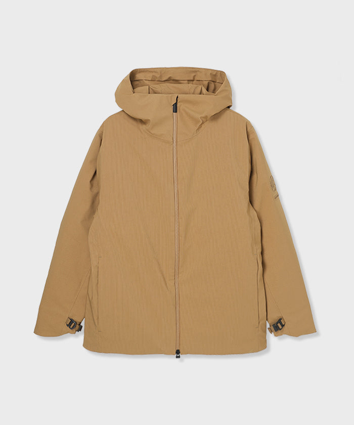 CRAFTED BY DESCENTE.LAB[オルタネイトリーウェーブ ダウンフードジャケット FDJ11M]キャメル6234600234メンズ (キャメル)