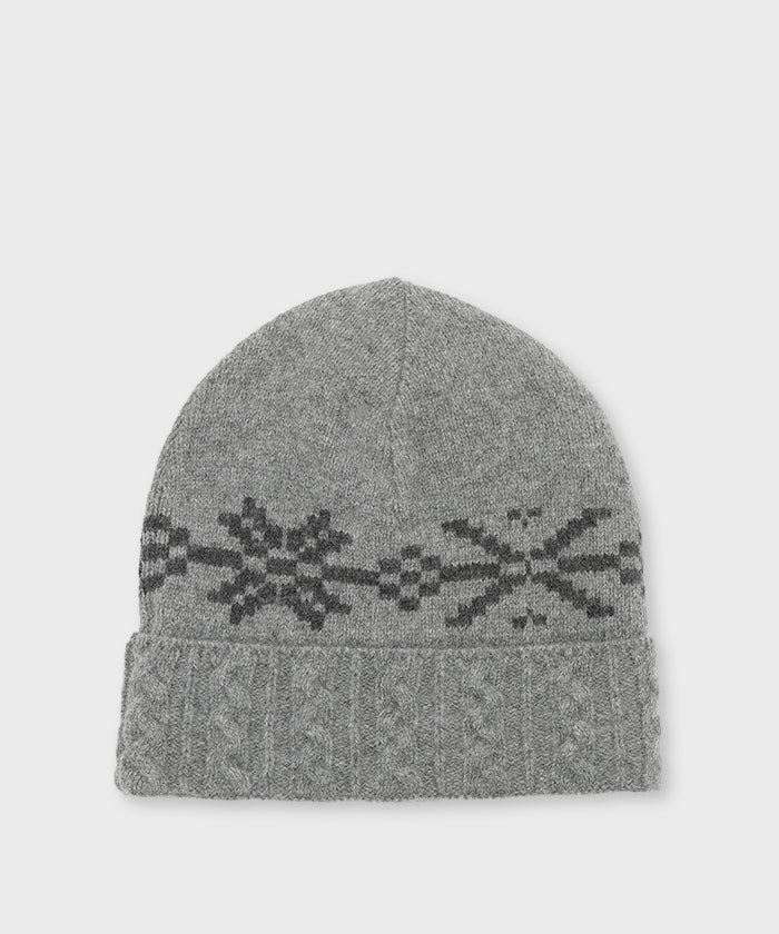 [ケーブルニットキャップ 52CP02]グレー6204890205メンズ&ウィメンズ 2