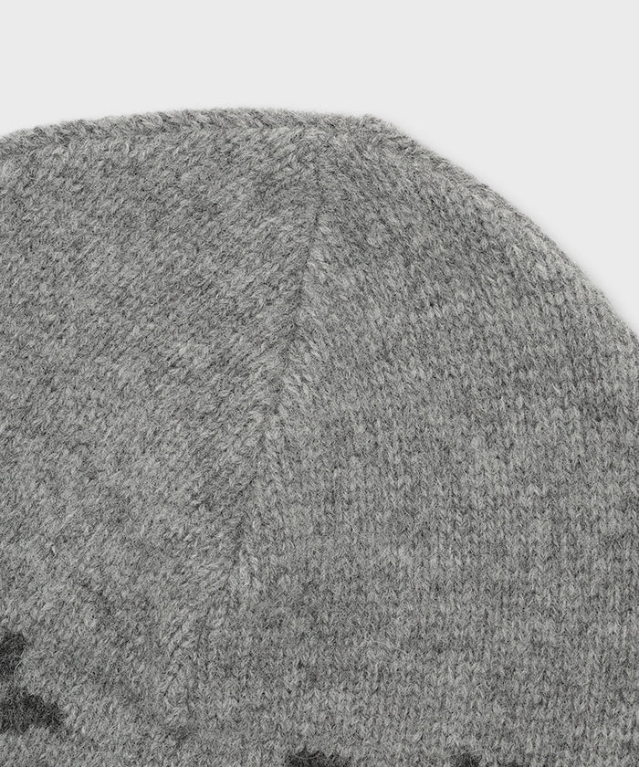 [ケーブルニットキャップ 52CP02]グレー6204890205メンズ&ウィメンズ 3