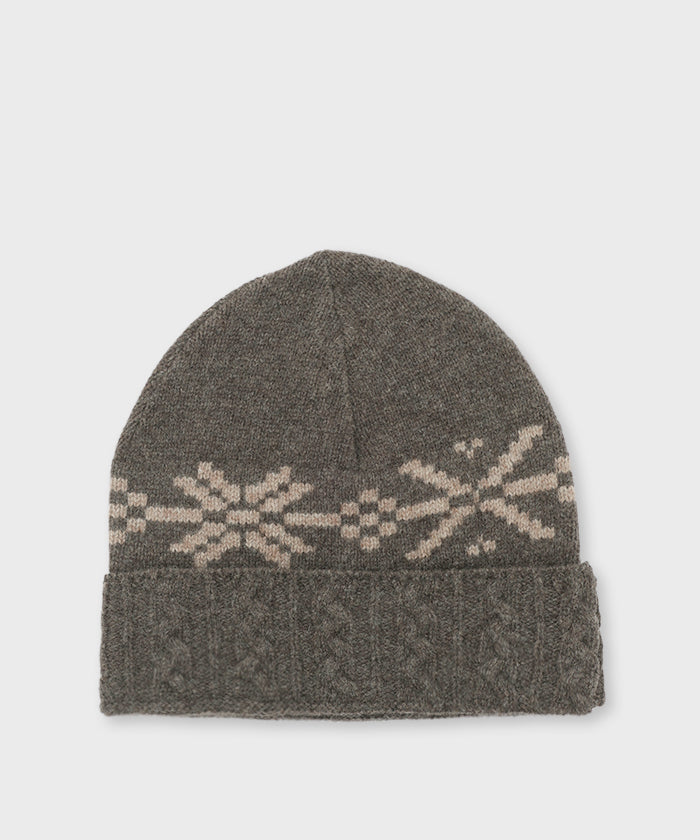 [ケーブルニットキャップ 52CP02]ダークブラウン6204890238メンズ&ウィメンズ (ダークブラウン)