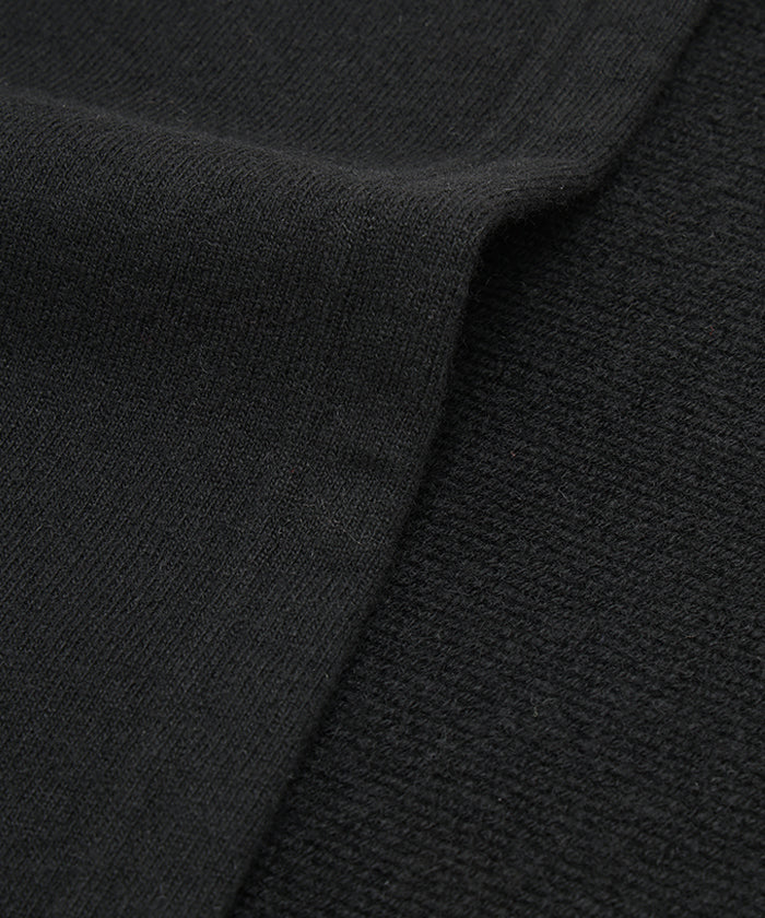 [カシミヤマフラー 52SR03]ブラック6204850308メンズ&ウィメンズ 5