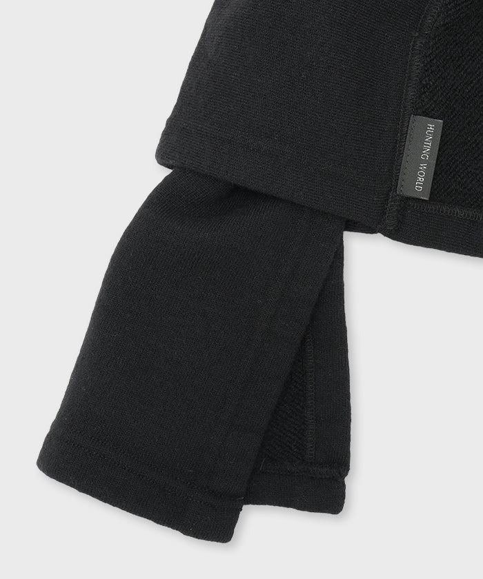 [カシミヤマフラー 52SR03]ブラック6204850308メンズ&ウィメンズ 4