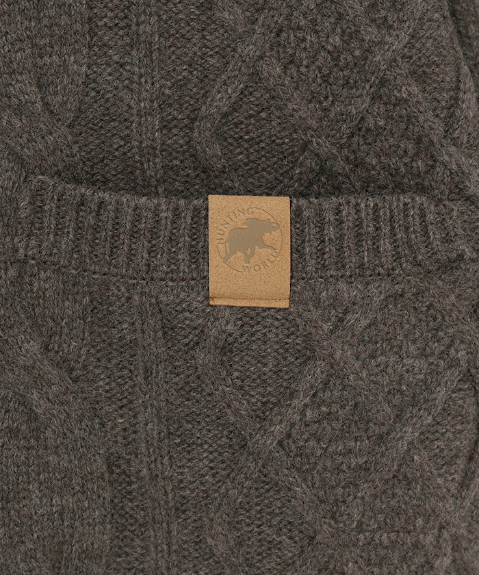 [ケーブルカーディガン 52KN52]ダークブラウン6204745238ウィメンズ 5