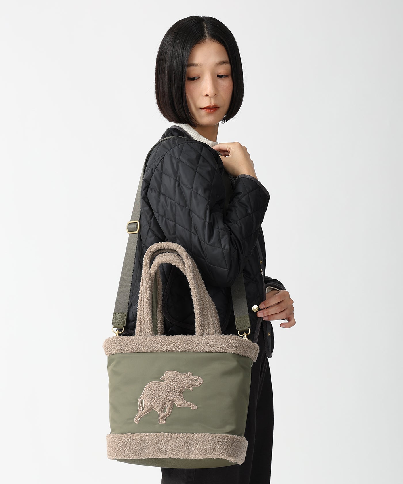 ドルチェ[トートバッグM 7435DLC]ベージュ6109402832 12