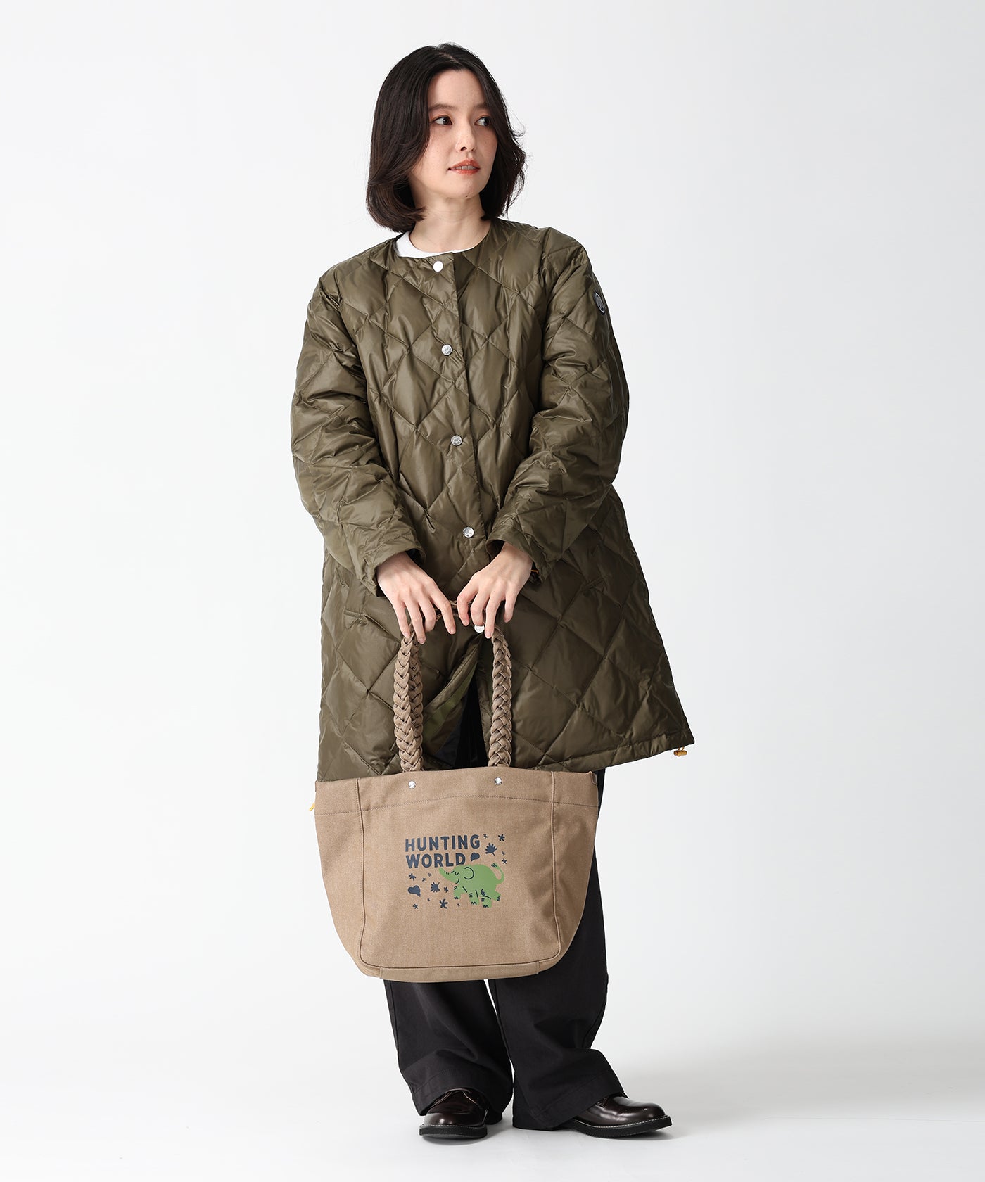 グリーンタグ[トートバッグM 7811BNO]ベージュ6109431532 13